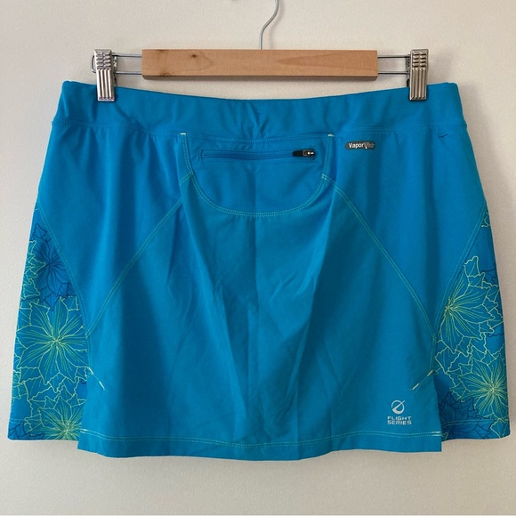 The North Face skort set skirt/shorts & racerback tank top running tennis blue M - Picture 7 of 16